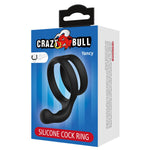 Inel de erecție scrotală din silicon Crazy Bull Yancy