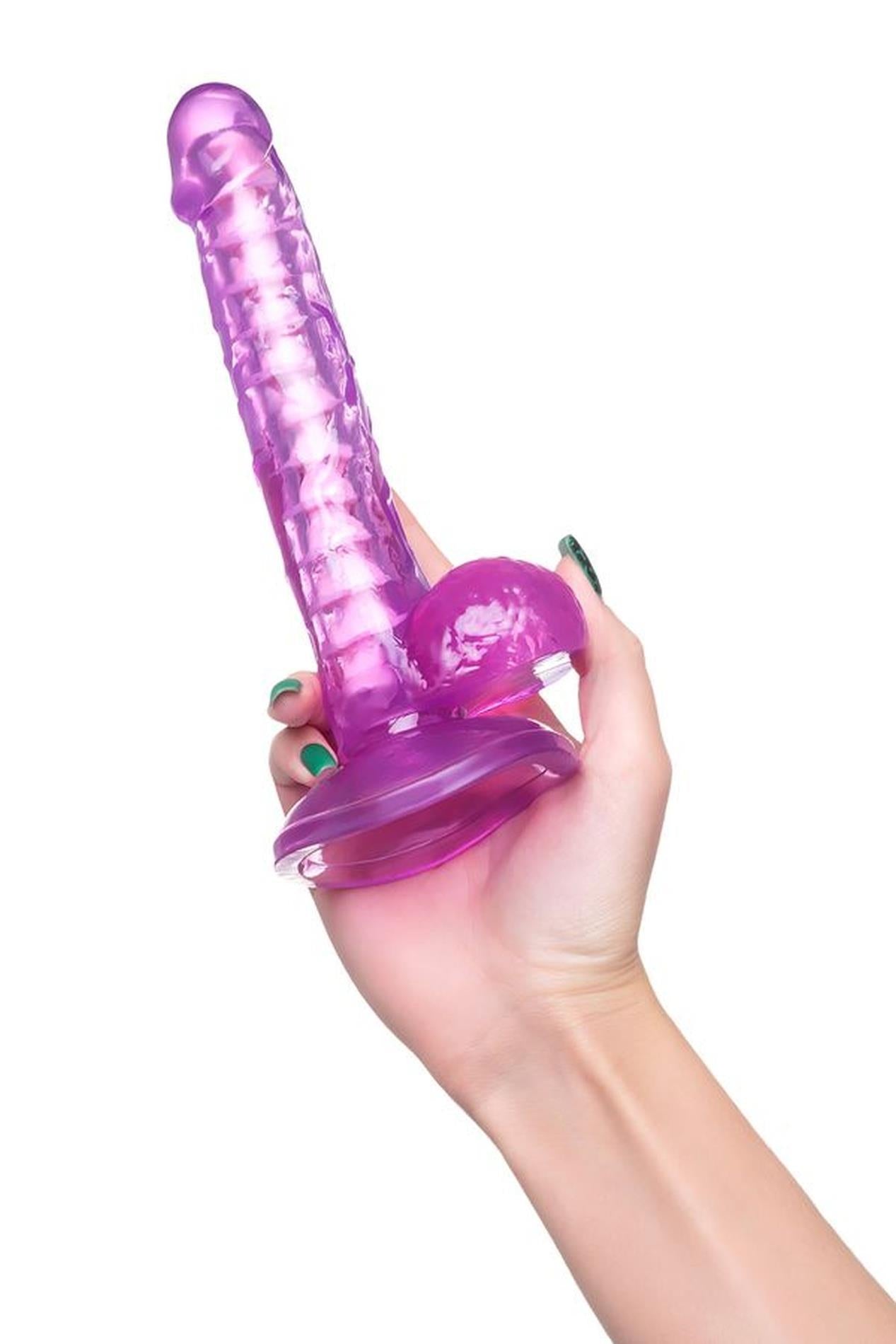 Celiam A Toys Dildo Realist Flexibil Violet 20,5 cm