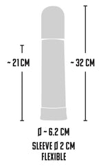 Pompă reîncărcabilă USB Mister Boner 32 cm