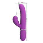 Vibrator Pretty Love Twinkled Tenderness Bunny, 7 acționări, 7 mișcări