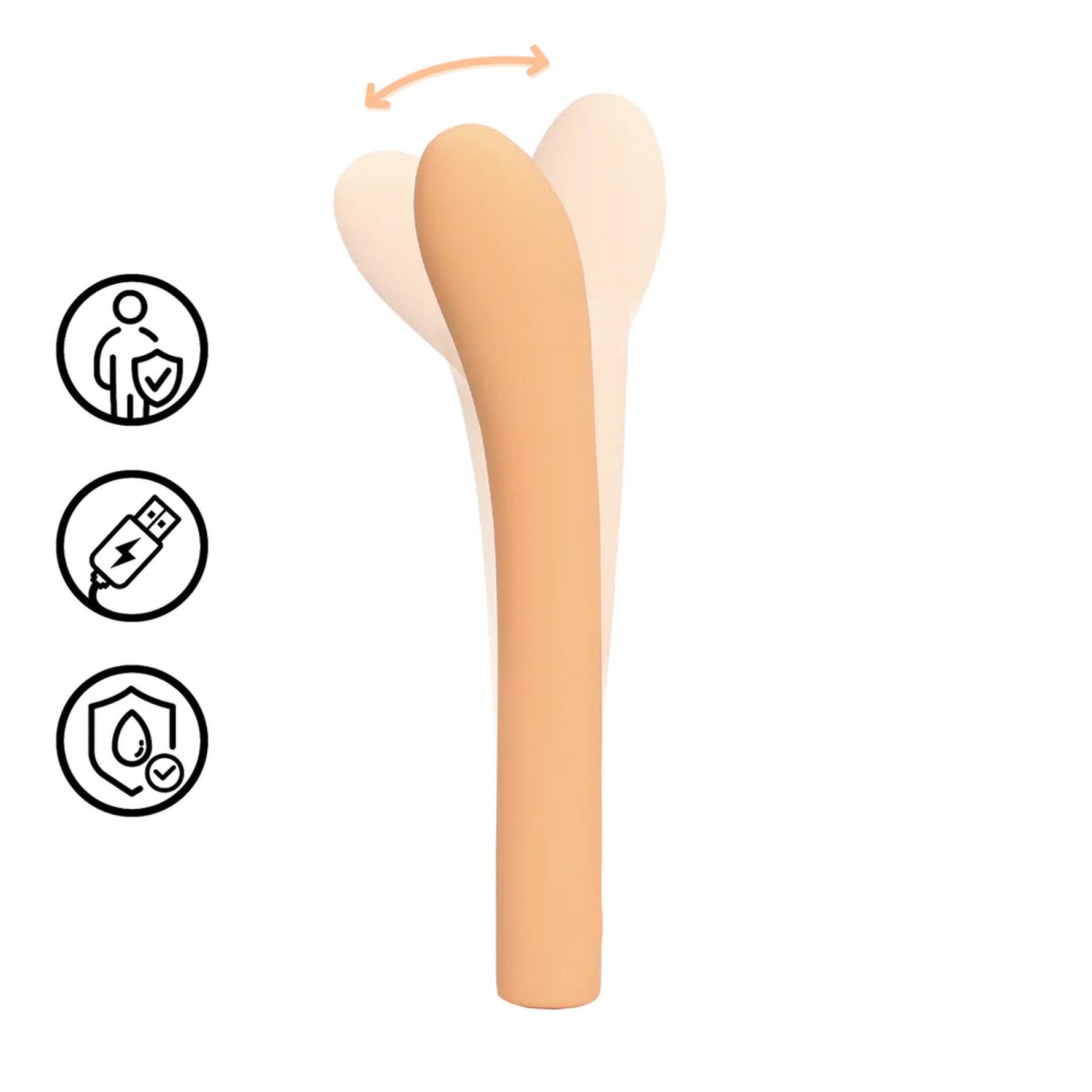 Vibrator pentru punctul G Peach