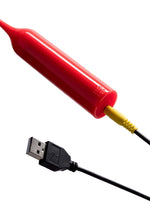 Vibrator ROMP Pop Roșu cu Capete USB Interschimbabile