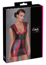 Rochie mulată Cottelli PARTY roșu negru S