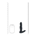 Levelz Aparat de masaj pentru prostată din silicon, vibrator pulsatoriu, negru, 14,7 cm