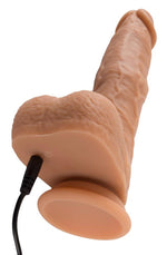 Vibrator realist din silicon You2Toys, cu împingere, 21-24 cm, USB