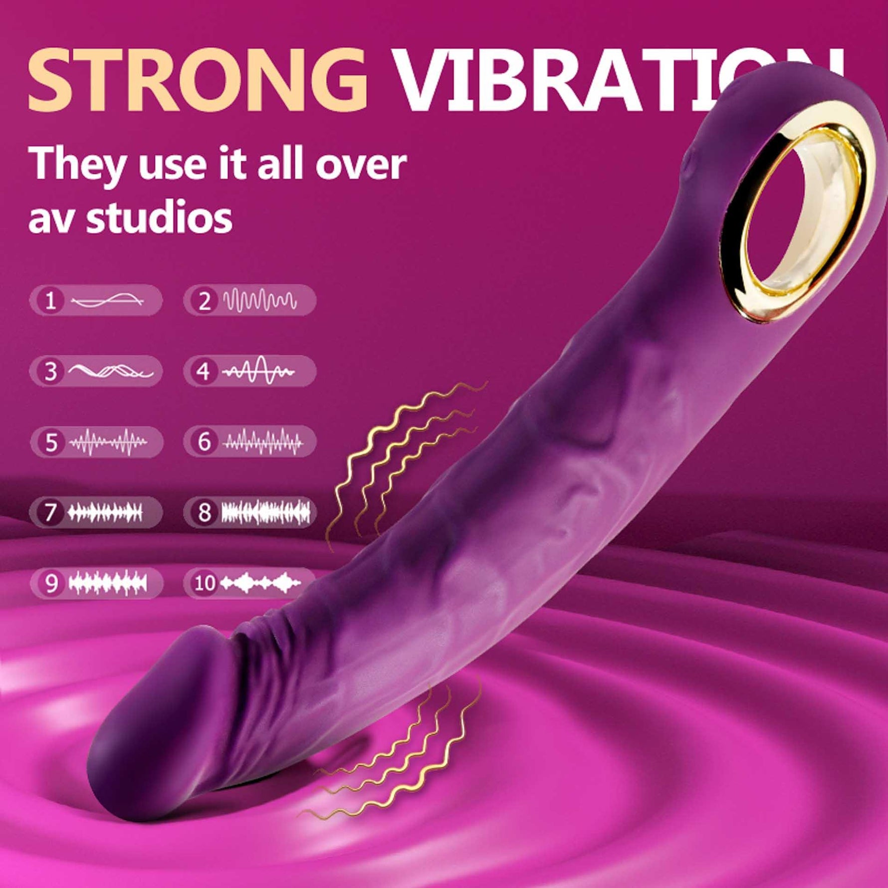 Vibrator Jump-O Realist din silicon, USB, impermeabil