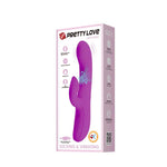 Vibrator USB Pretty Love Anthony Purple cu aspect de iepuraș