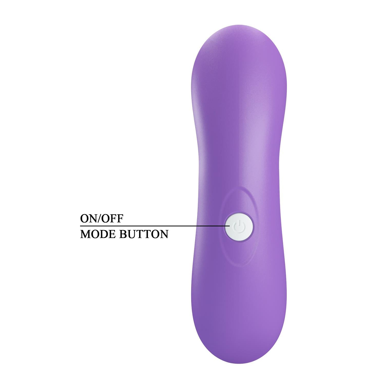 Stimulator de ventoză compact Breezer Romance, violet