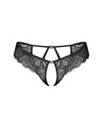 Tanga deschisă din dantelă Divinienne Obsessive L/XL