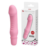 Vibrator Pretty Love Stev din silicon roz, 10 funcții, 13,5 cm