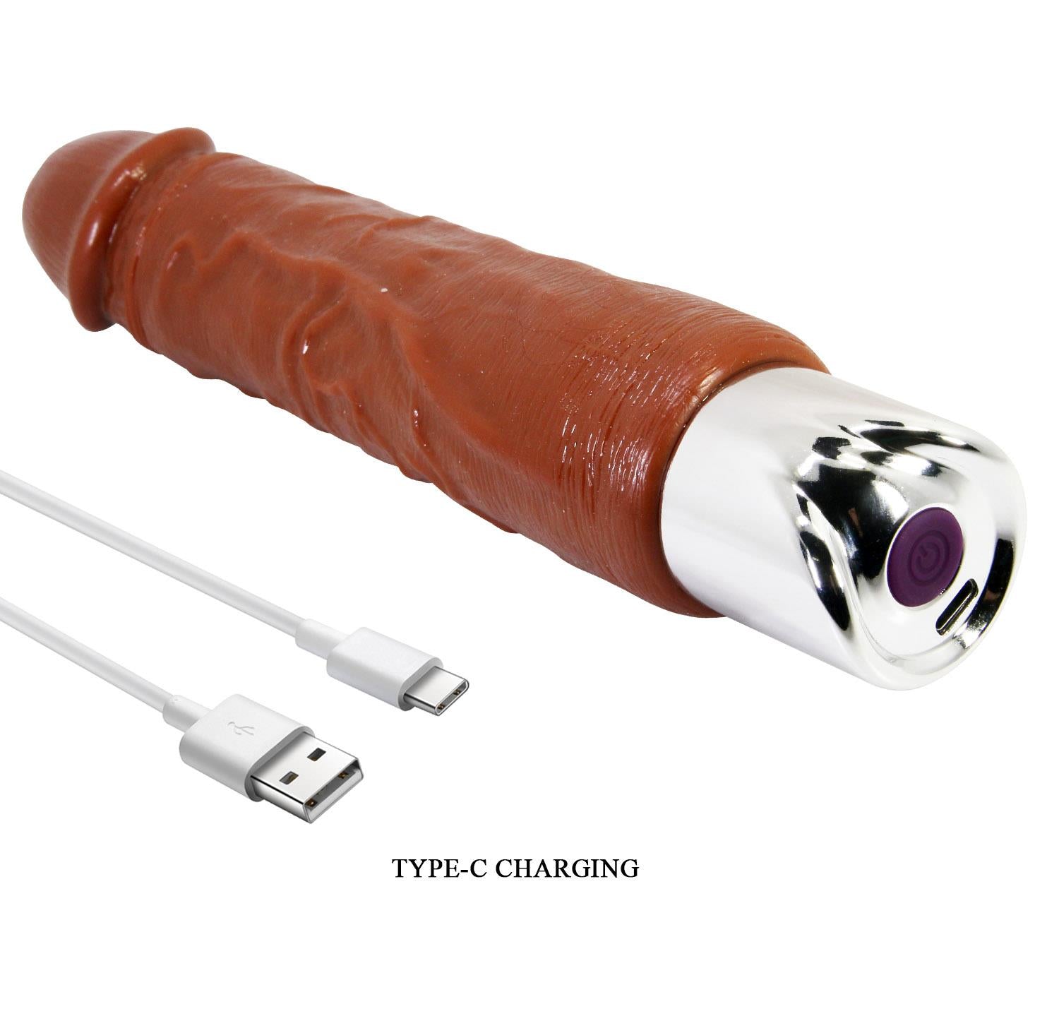 Vibrator realist impermeabil Pretty Love Rufus Pro USB