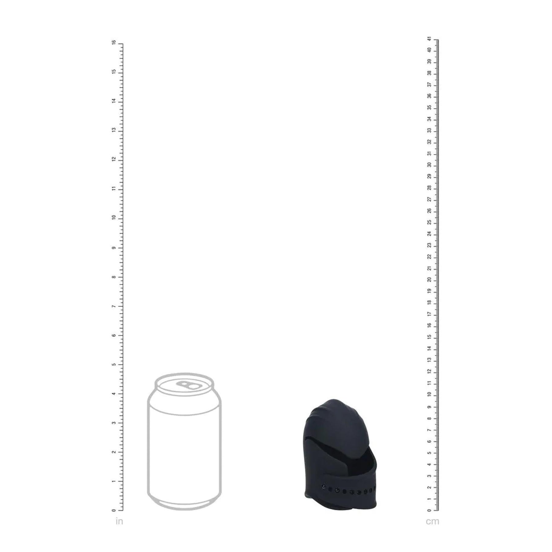 Stimulator vibrant pentru capul penisului Levelz din silicon, reglabil, negru