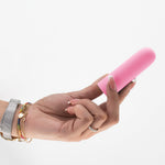 Vibrator Quackers Crushious Mini roz cu USB 8,6 cm