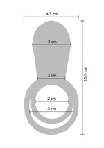 Inel stimulator pentru cupluri fuchsia