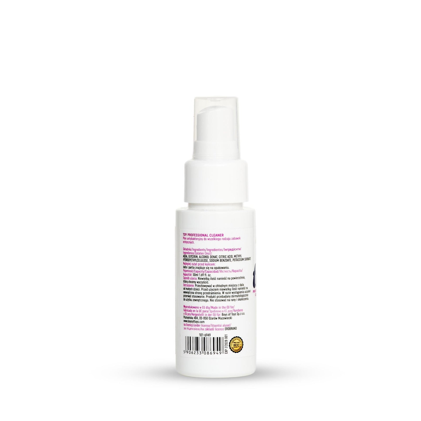 MyLove Lichid antibacterian profesional pentru jucării 50ml