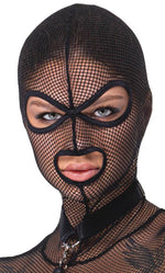 Set extravagant de plasă Bad Kitty negru L