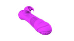 Vibrator Ella cu iepuraș, silicon, încălzit, glisant, USB