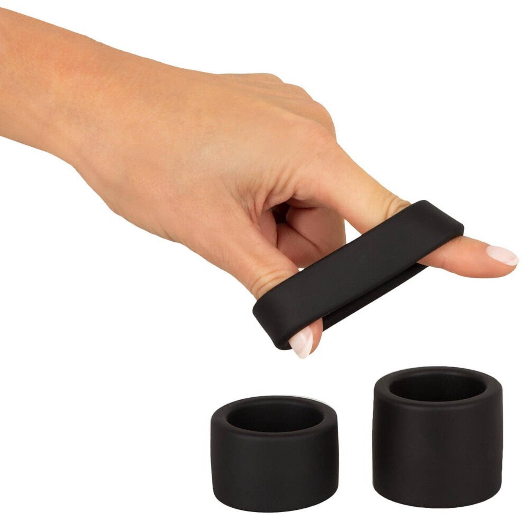 Set de inele testiculare din silicon Erecto, 3 bucăți