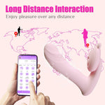 Vibrator Fox din silicon încălzit cu aplicație, 14 cm, cu funcție pentru degete