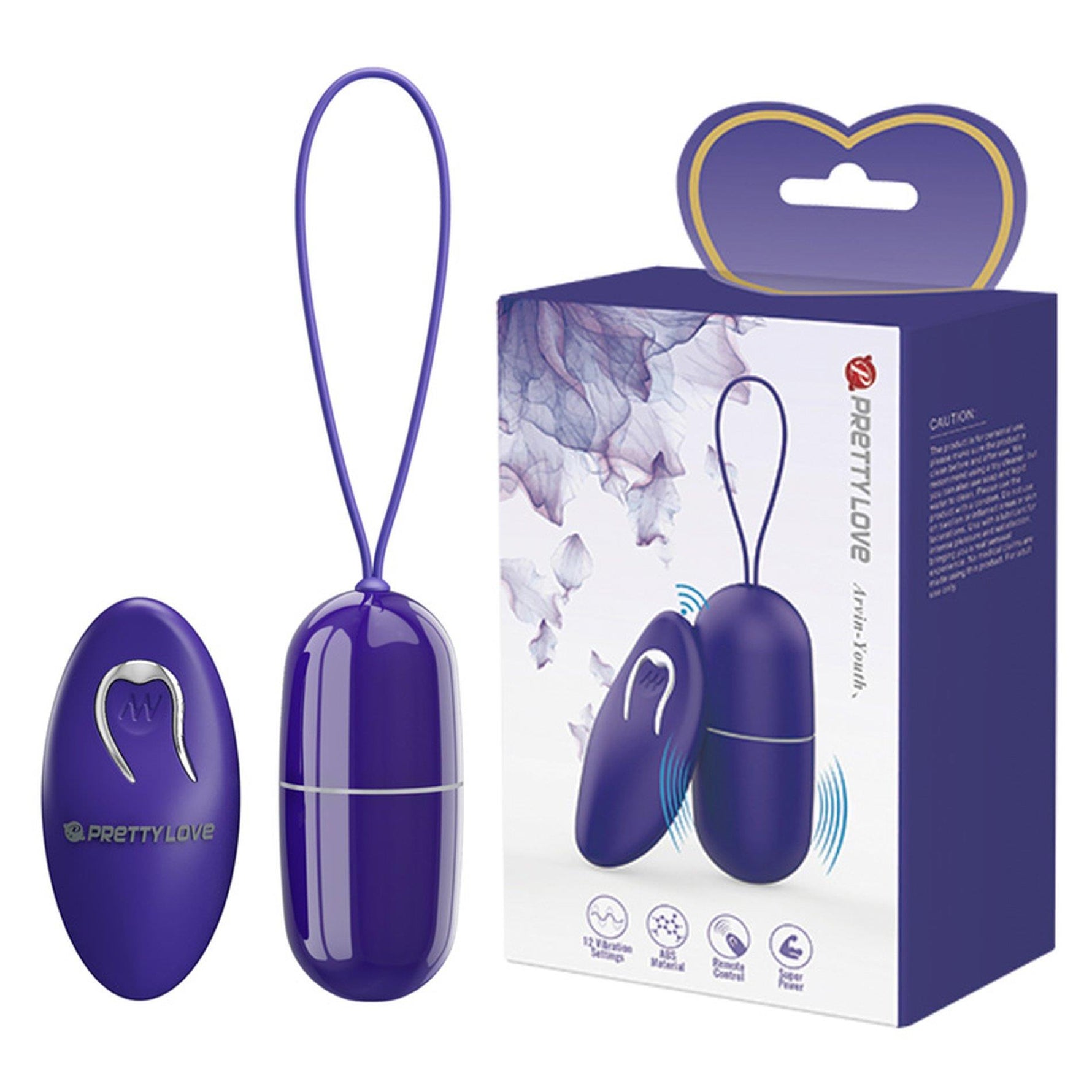 Ou vibrator wireless Pretty Love Arvin Youth cu 12 funcții