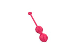 Bile Kegel Premium Lovesecret cu aplicație, silicon roz, USB, 22 cm