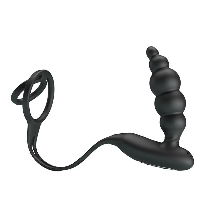 Vibrator pentru prostată Pretty Love Vibration Penis Sleeve III cu 12 funcții