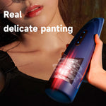Masturbator masculin Lovesecret Premium Pro 2, 33 cm, rotativ, USB, impermeabil