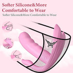 Vibrator încălzit din silicon cu 7 moduri, seria B, aplicație Fox