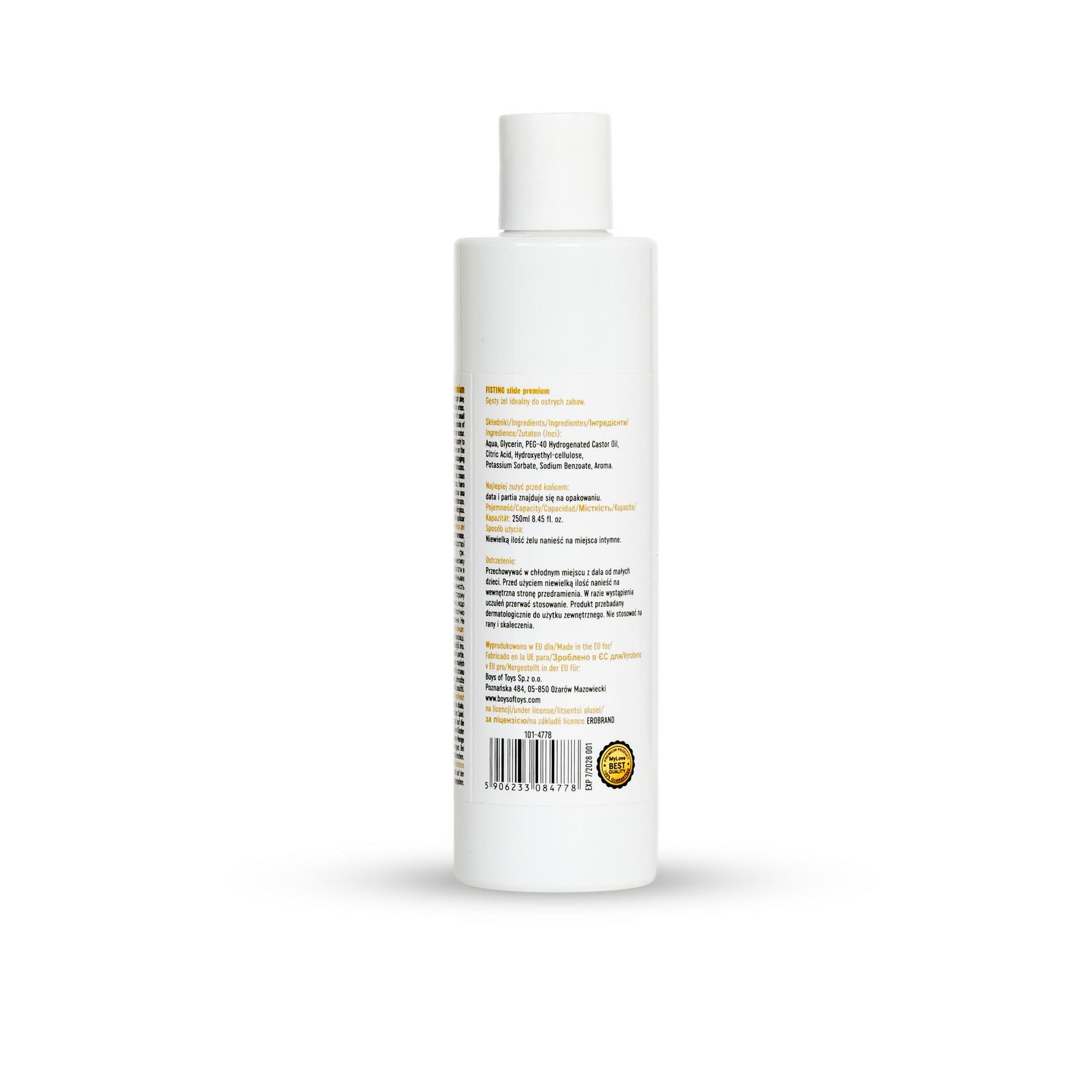 Gel de masaj MyLove Premium Cherry Fisting 250 ml