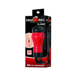 Masturbator anal Crazy Bull Flora, 12 funcții de vibrație, alimentat cu baterii AAA