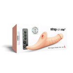 Dildo realist cu strap on me, de dimensiuni mari, cu telecomandă