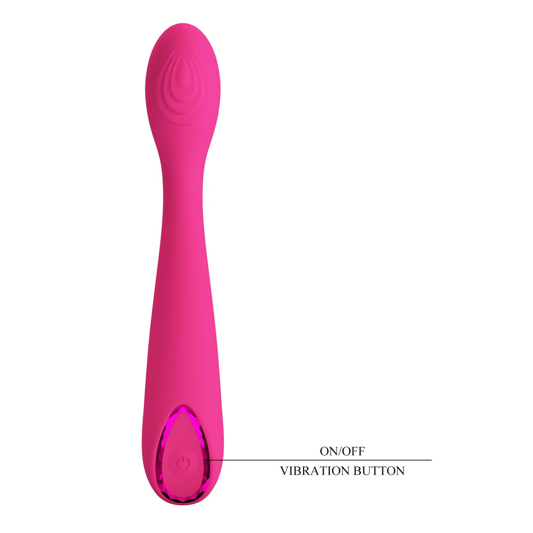 Vibrator puternic pentru punctul G din silicon Pretty Love Jessica