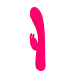Vibrator Iepuraș Încălzit USB Roz EasyToys