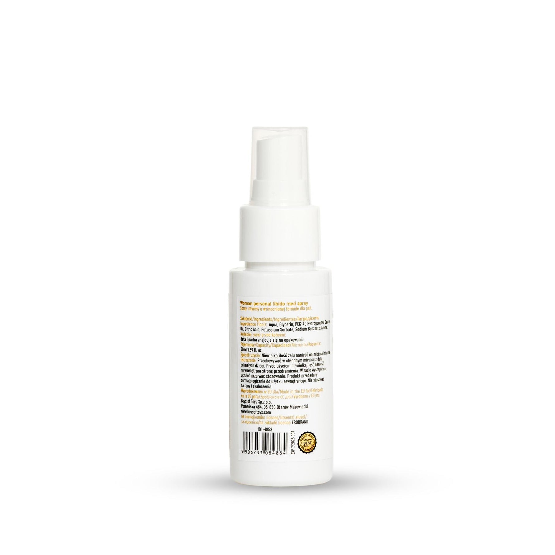 Spray stimulant intim MyLove Woman Mango 50 ml