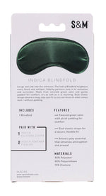 Legătură pentru ochi Sportsheets Indica Emerald Satin