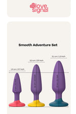 Set de dopuri anale Dream Toys din silicon pentru antrenament