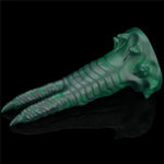 Dildo vibrant Lovetoy din silicon cu gheare duble 19 cm
