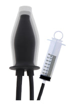 Dop anal gonflabil lubrifiant din silicon negru Hidden Desire Extreme