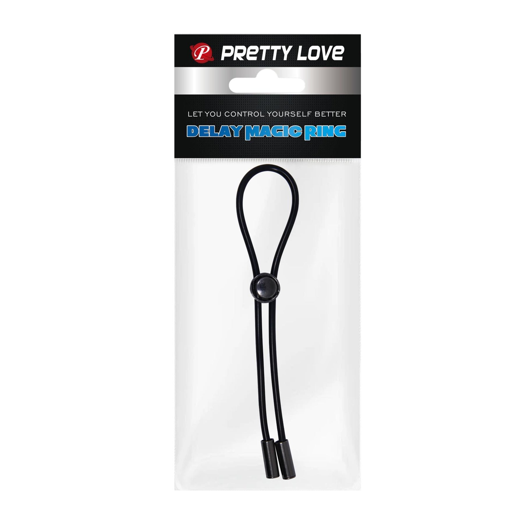 Inel metalic din silicon Pretty Love pentru penis