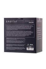 Masturbator Erotist Magma încălzit din silicon negru reîncărcabil 12 cm
