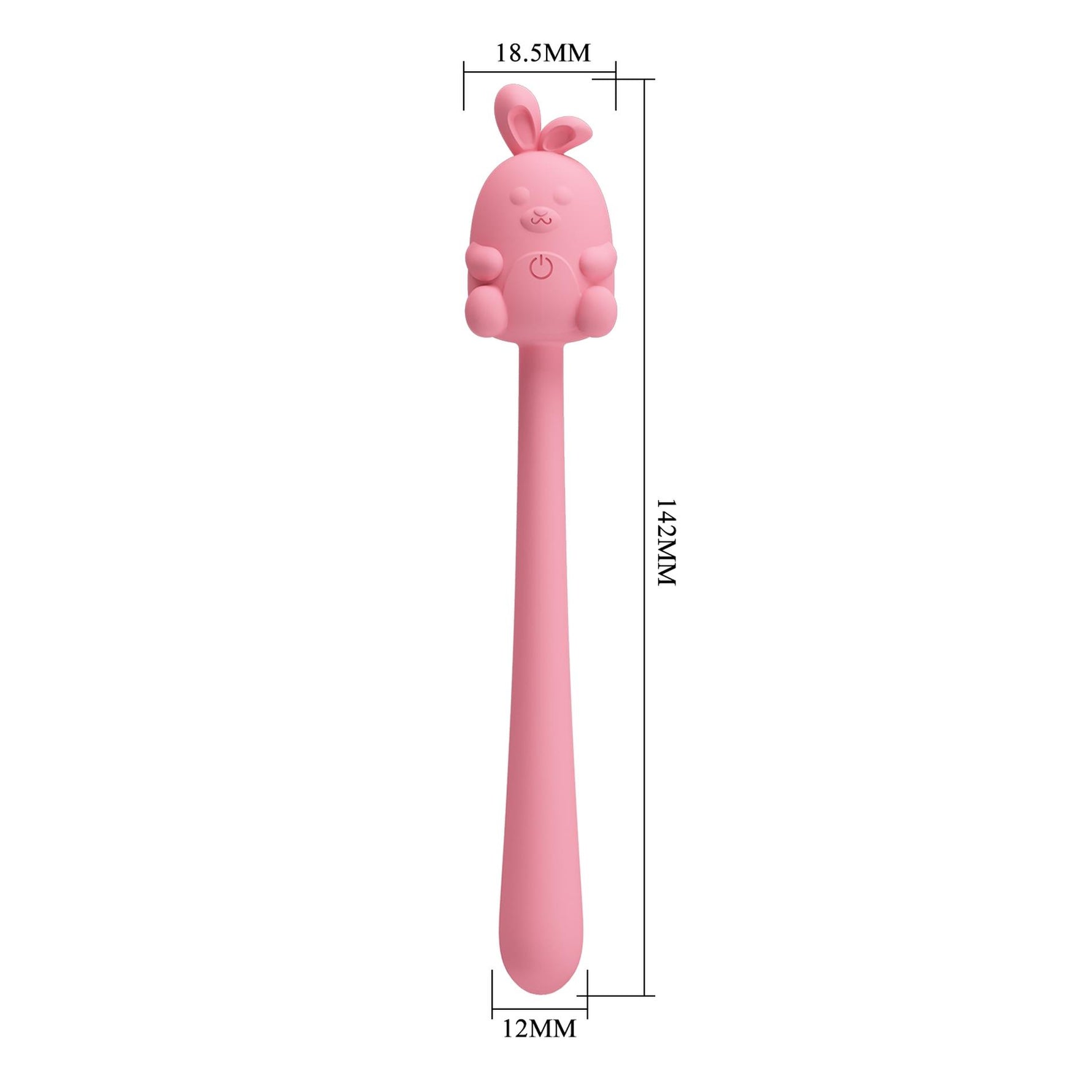 Stimulator clitoridian USB din silicon cu formă de iepuraș drăguț Pretty Love, 7 vibrații
