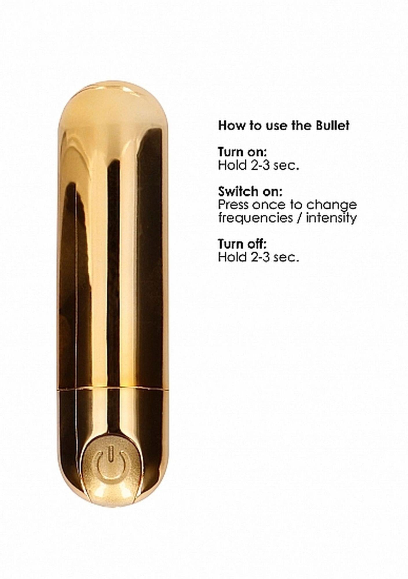 Vibrator mini USB Be Good Tonight Gold cu 10 moduri