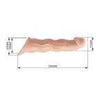 Pretty Love Extensor de penis cu pernuțe reglabile 28 cm