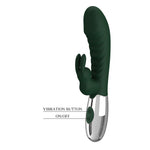 Vibrator Pretty Love Bunny cu motor dublu, silicon, USB
