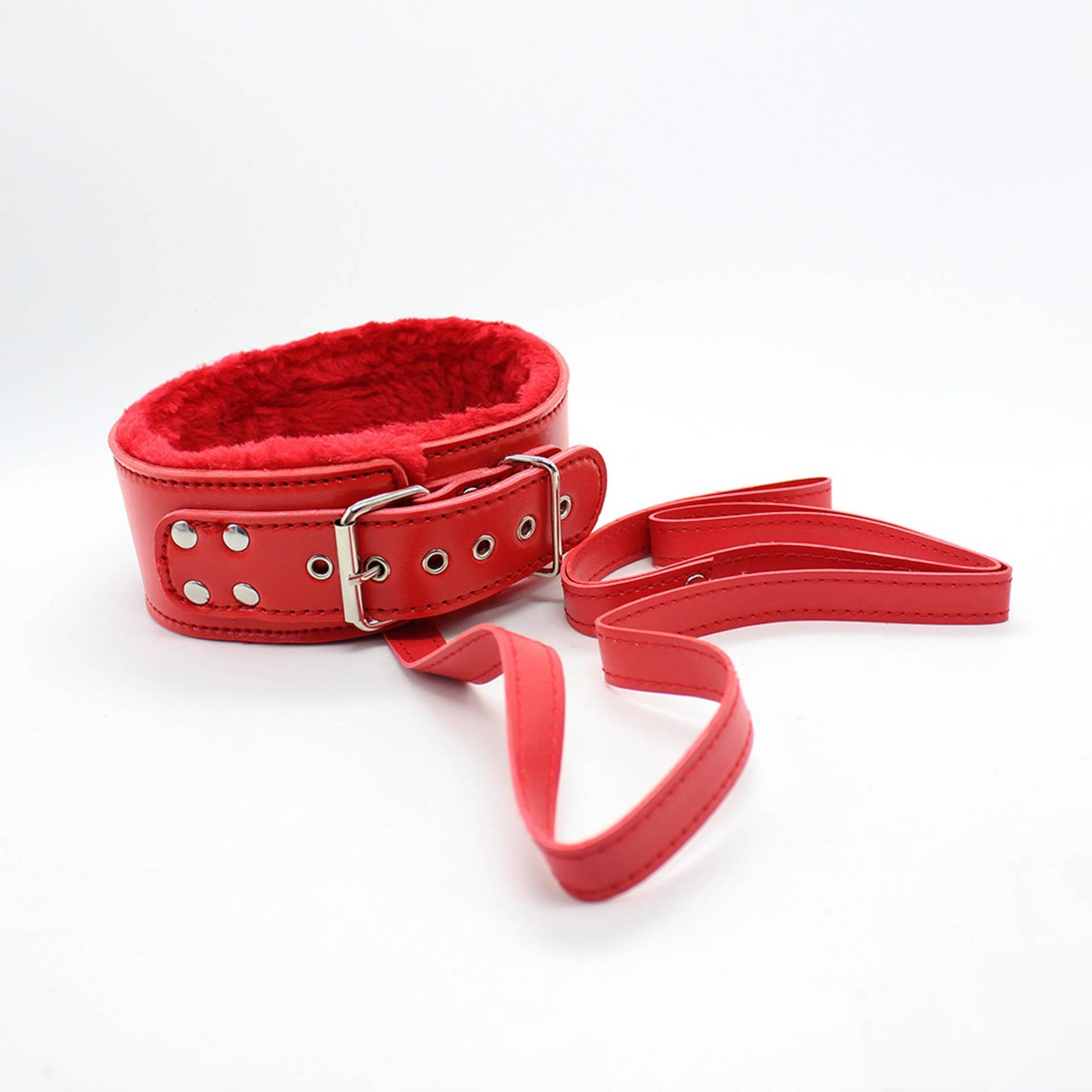 Set de bondage Fetish Seria B Roșu, 8 piese