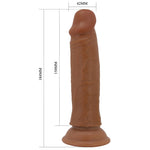 Dildo realist cu alunecare Pretty Love Quentin 18 cm