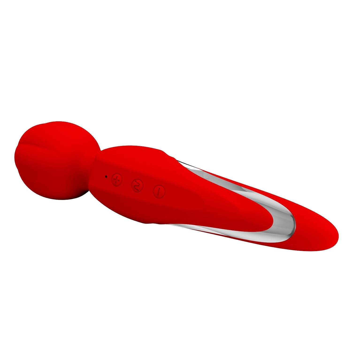 Baghetă de masaj USB Walter Pretty Love din silicon, 7 vibrații