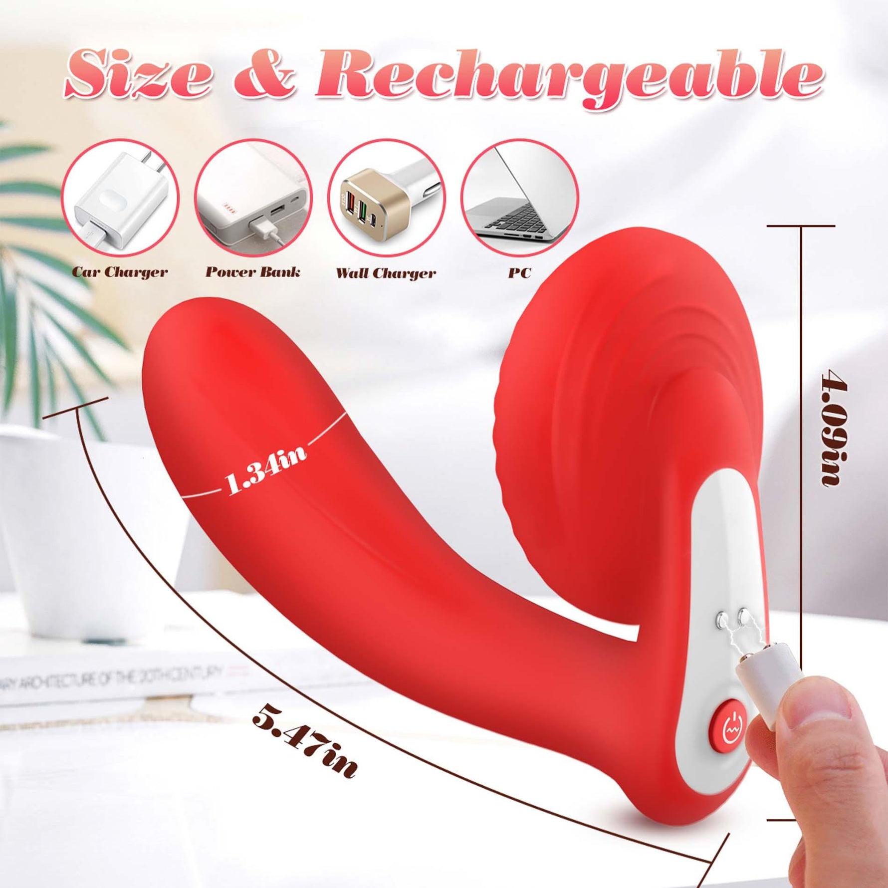 Vibrator din silicon pentru lins, încălzit, cu 10 moduri, aplicație, seria B Fox