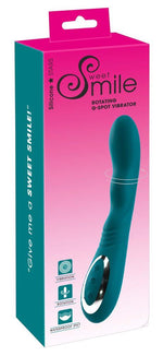 Vibrator rotativ Sweet Smile cu punct G, USB, 22,8 cm