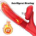 Vibrator din silicon cu 7 moduri – lingere, împingere și încălzire
